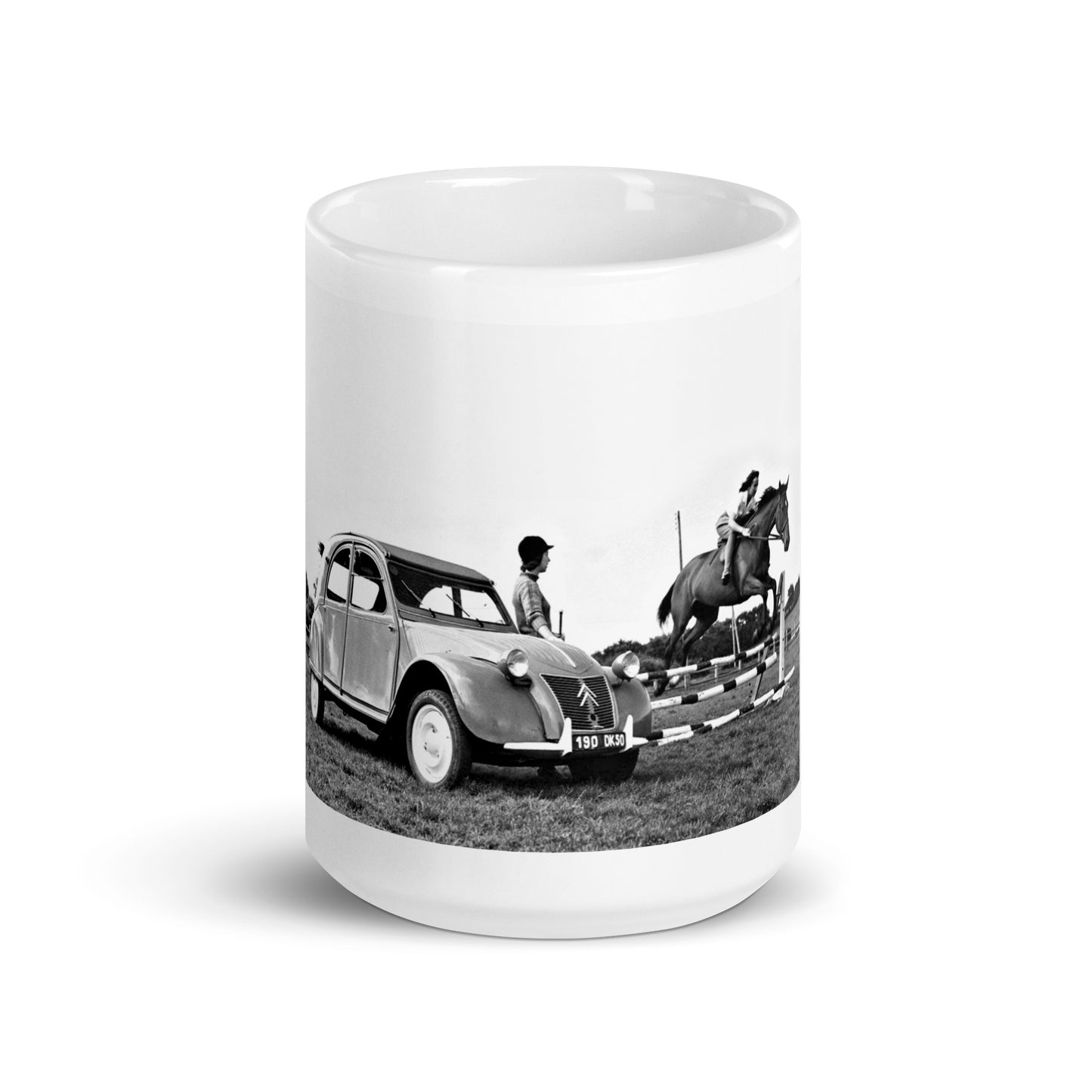 Jokey with Citroën 2cv White glossy mug available in different sizes