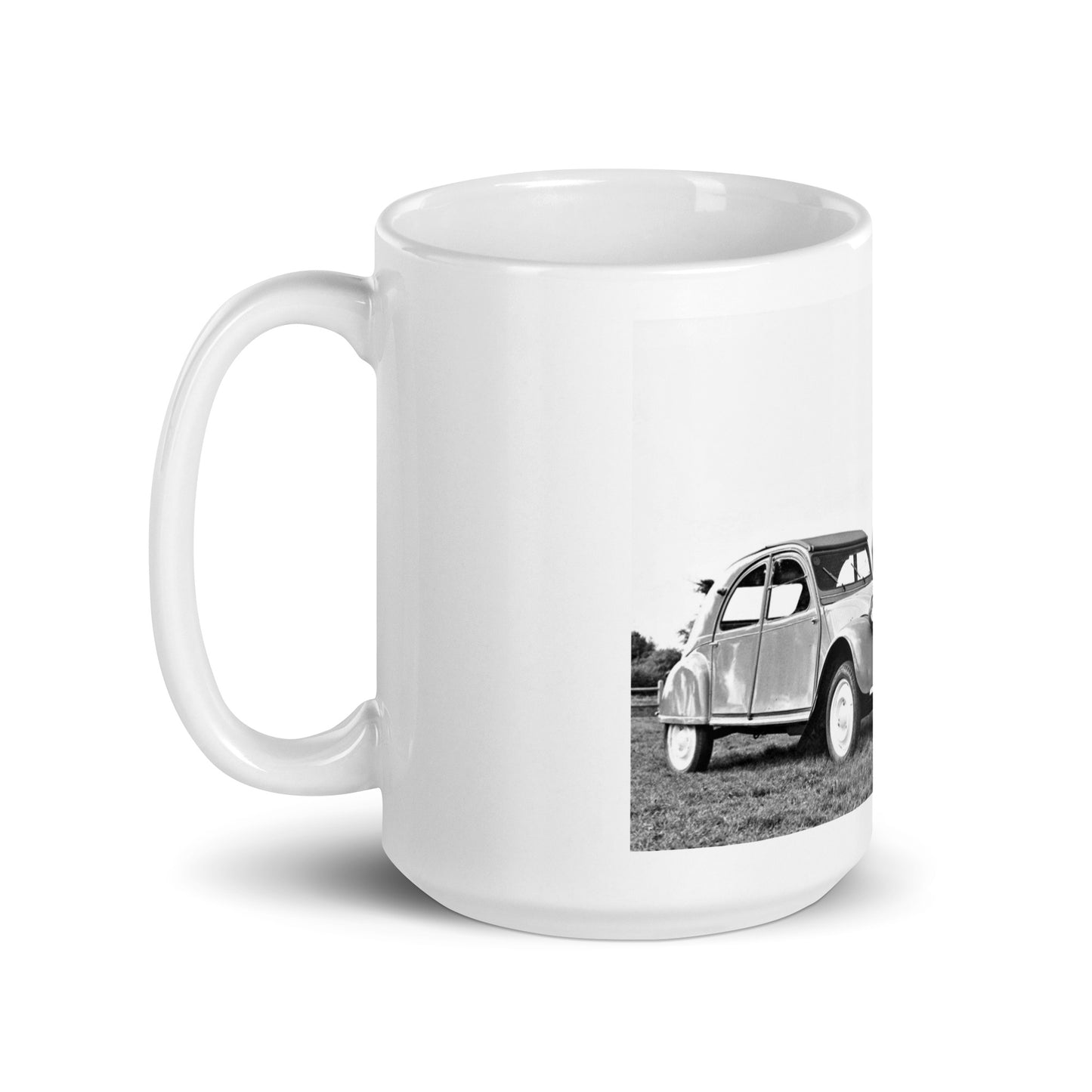 Jokey with Citroën 2cv White glossy mug available in different sizes