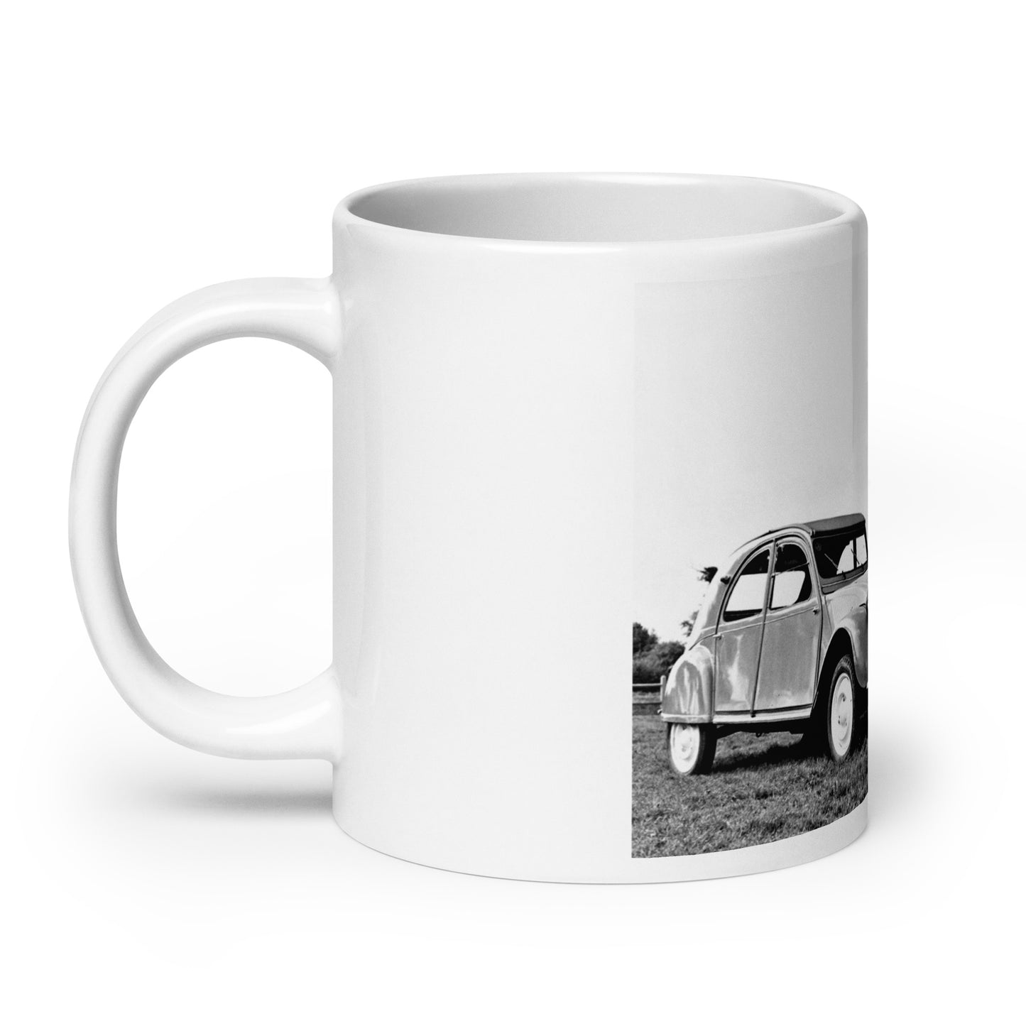 Jokey with Citroën 2cv White glossy mug available in different sizes