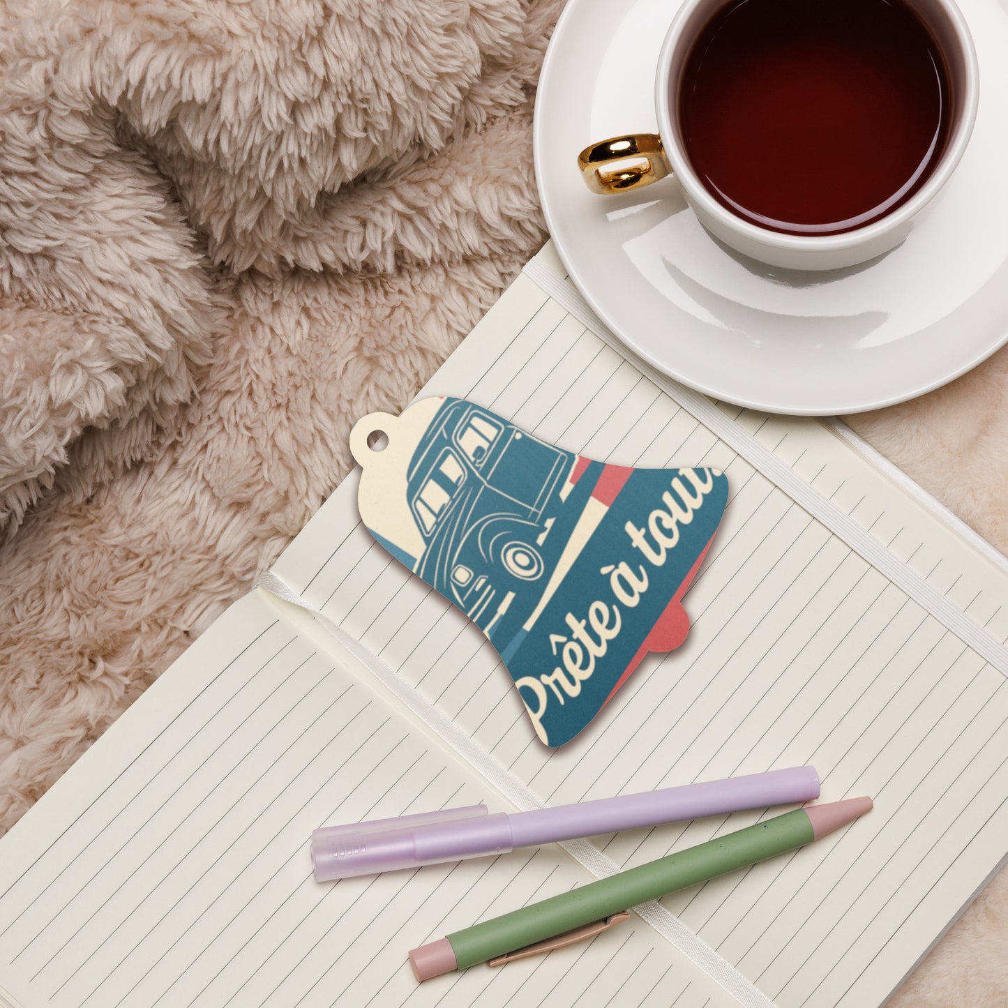 Houten (Kerst-)Ornament – Citroën Acadiane Retro Design