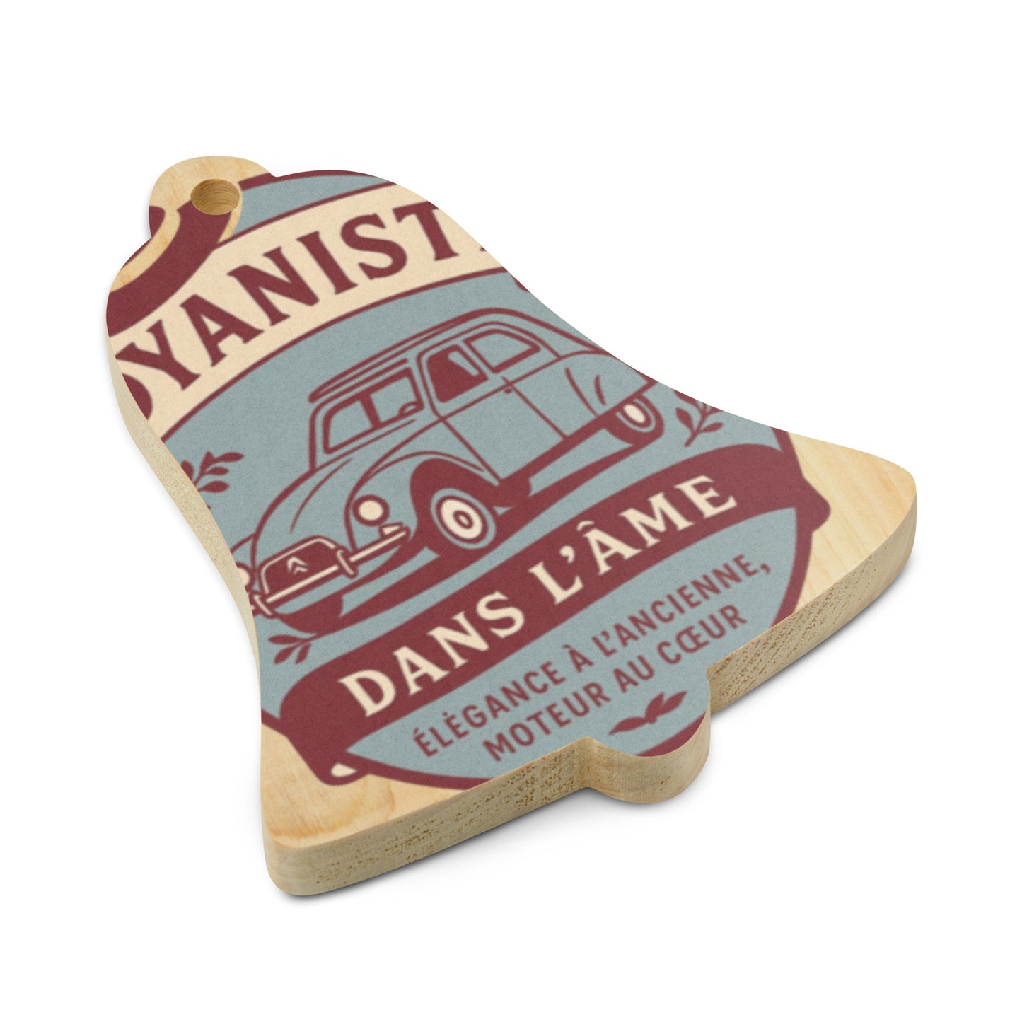 Houten (Kerst-)ornament – Citroën Dyane Retro Design