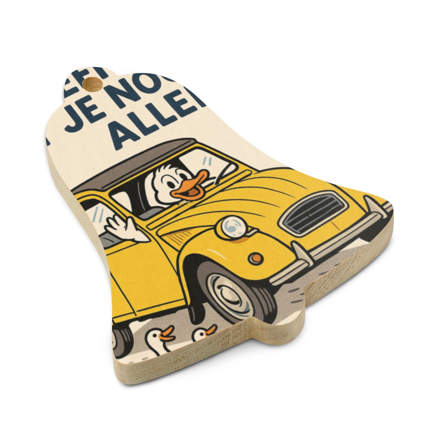 Houten Ornament "Eendje – Citroën 2CV"