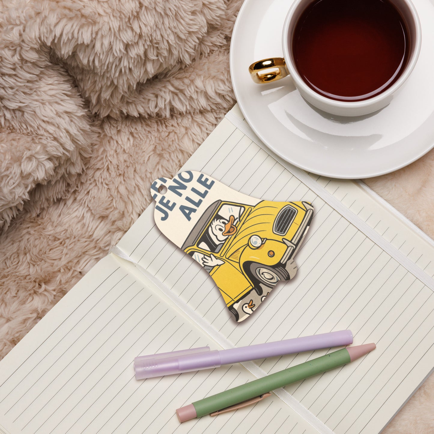 Houten Ornament "Eendje – Citroën 2CV"