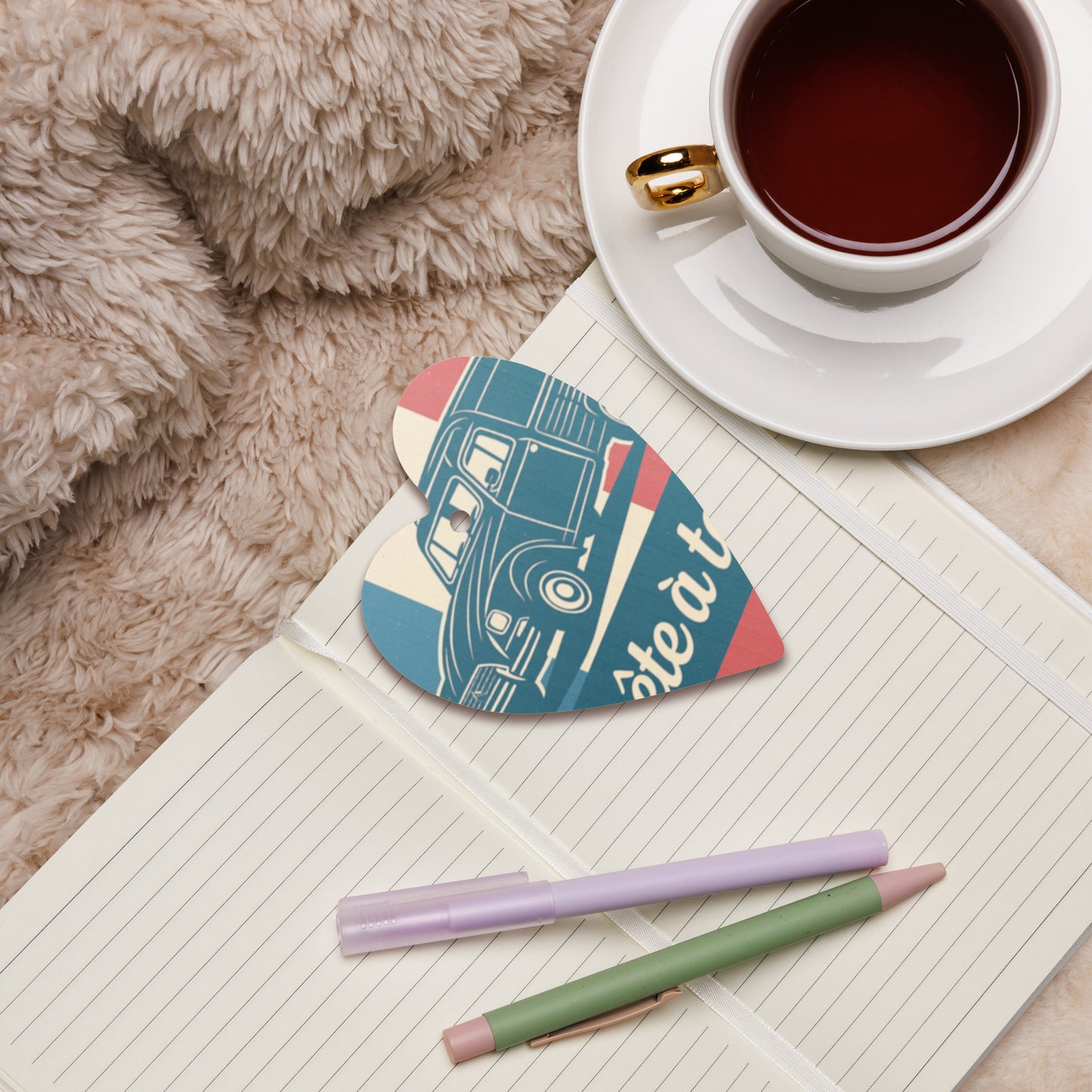 Houten (Kerst-)Ornament – Citroën Acadiane Retro Design