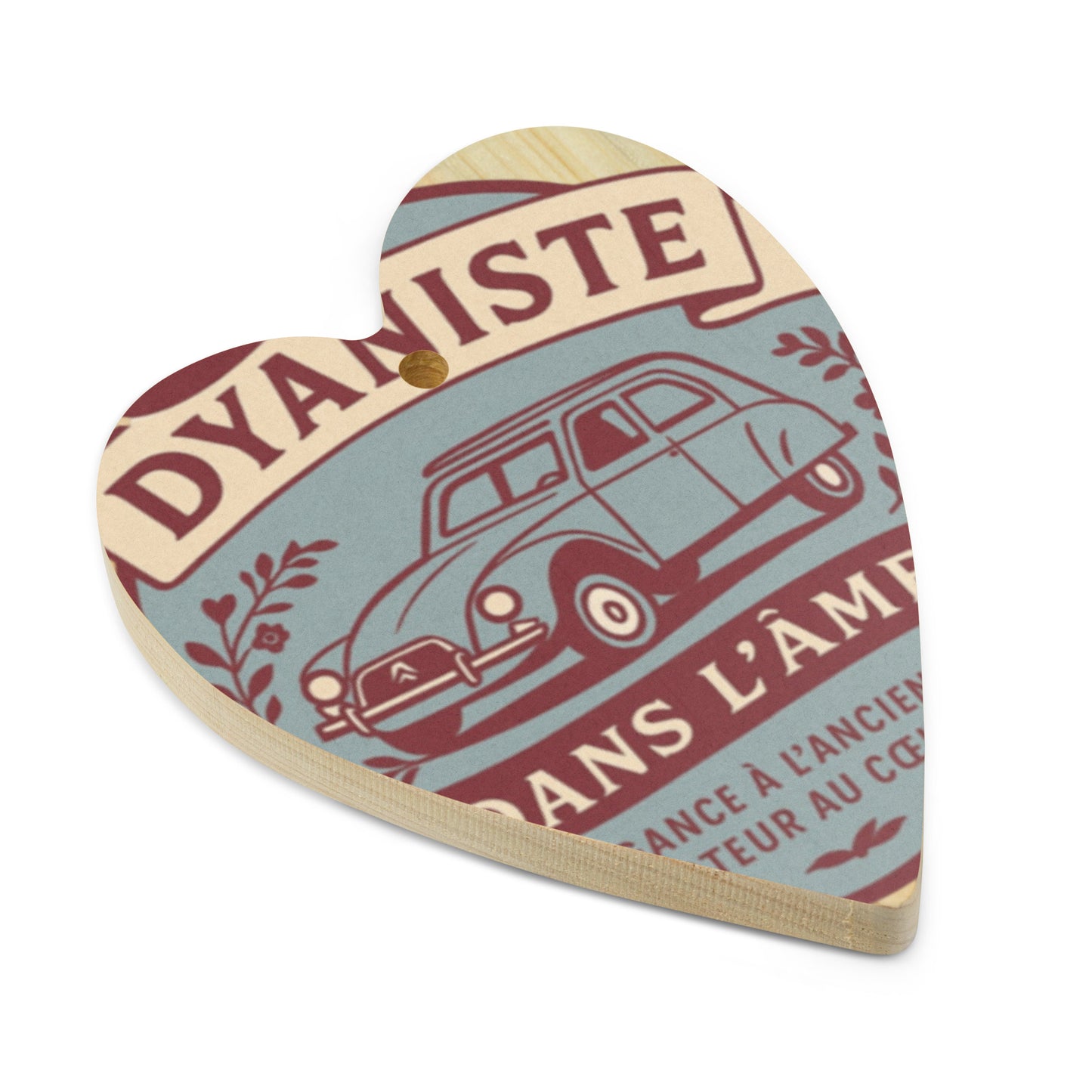 Houten (Kerst-)ornament – Citroën Dyane Retro Design