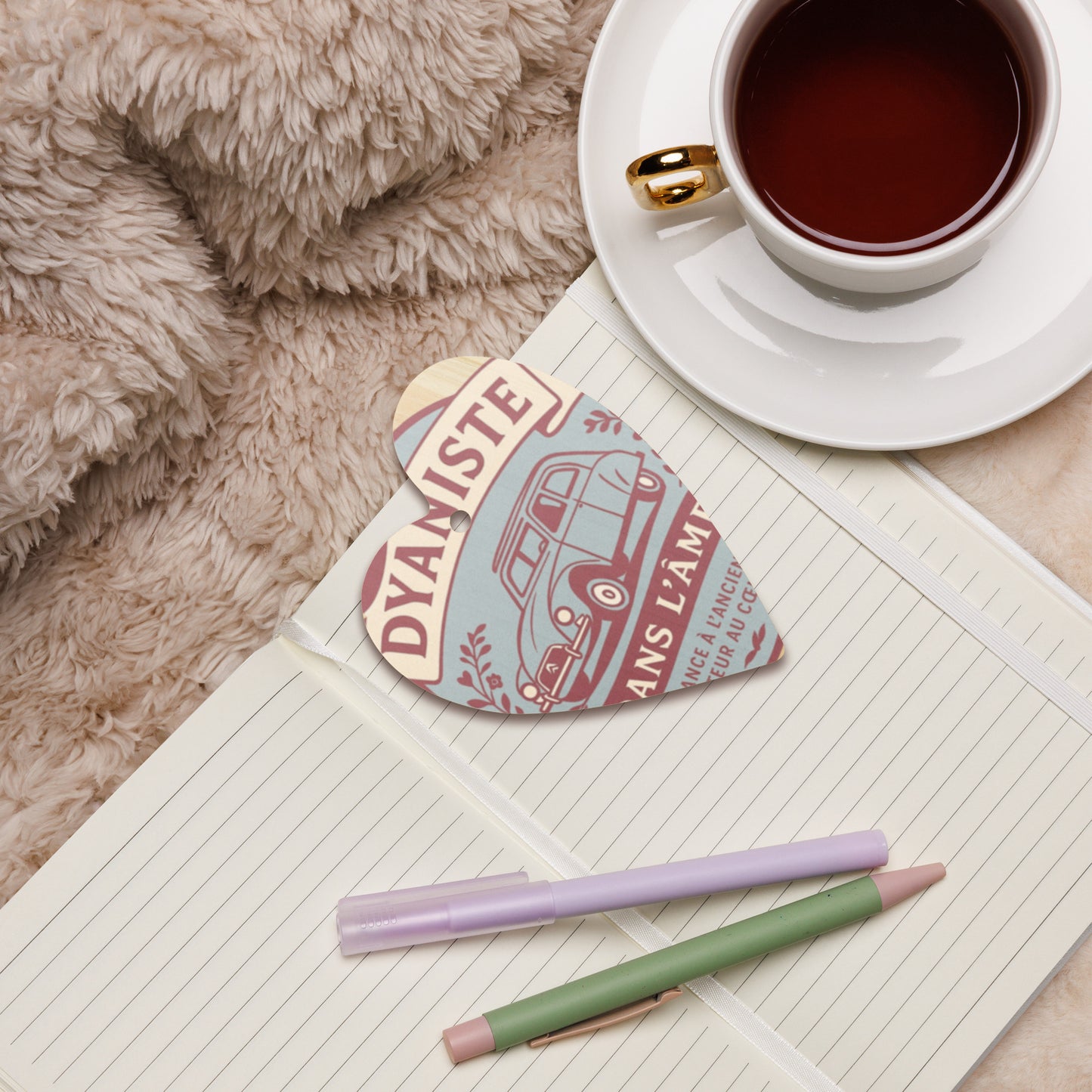 Houten (Kerst-)ornament – Citroën Dyane Retro Design