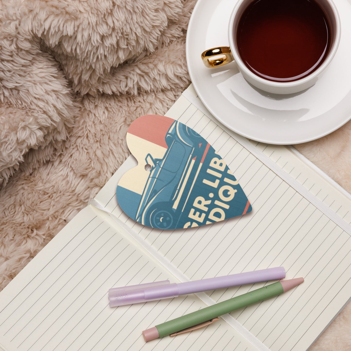 Houten (Kerst-)ornament – Burton Sportscar Retro Design