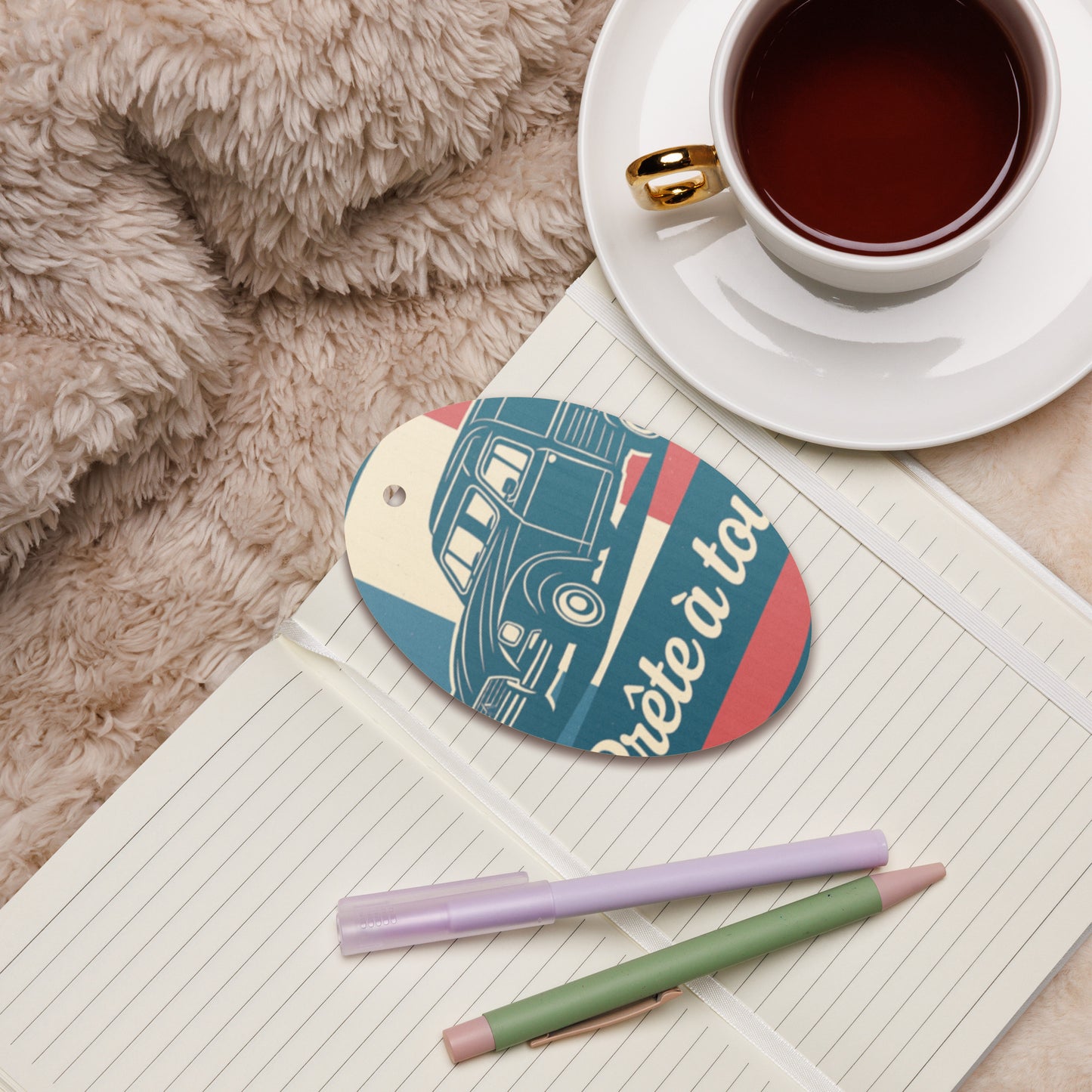 Houten (Kerst-)Ornament – Citroën Acadiane Retro Design