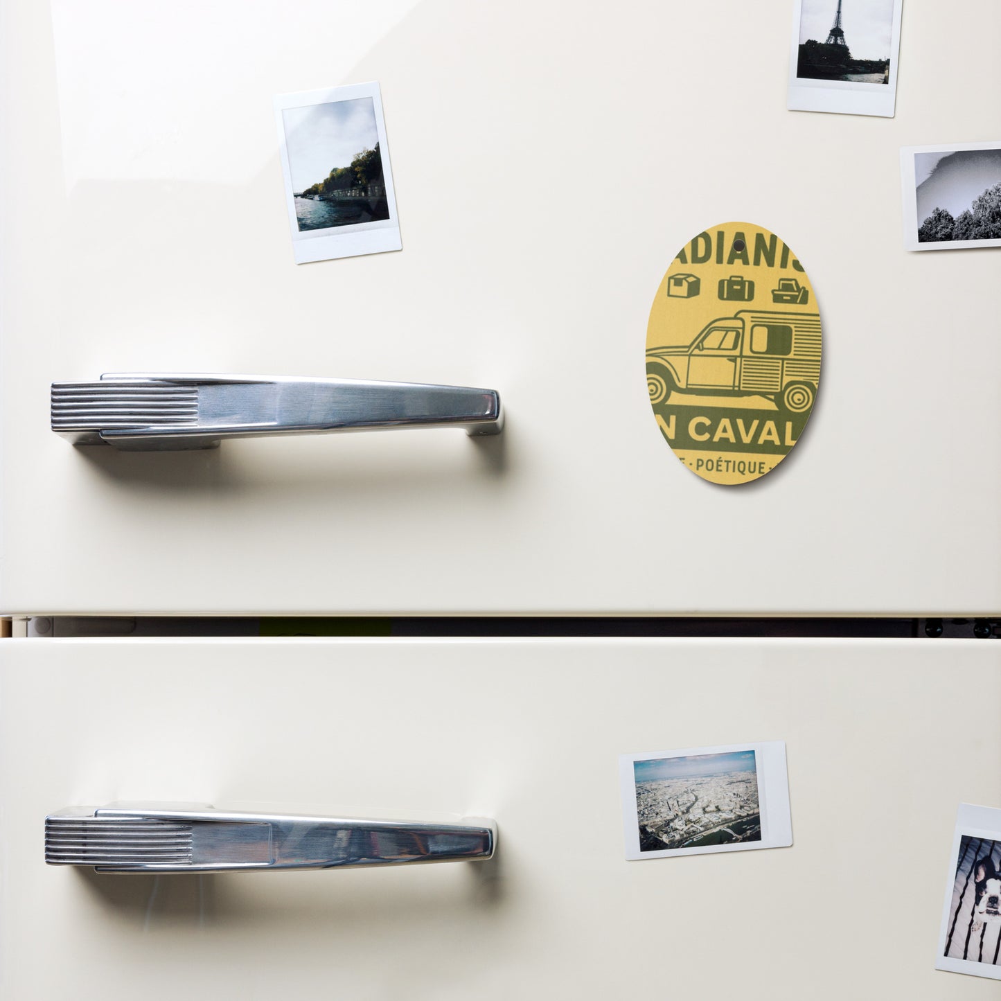 Houten (Kerst-)ornament – Citroën Acadiane Retro Design