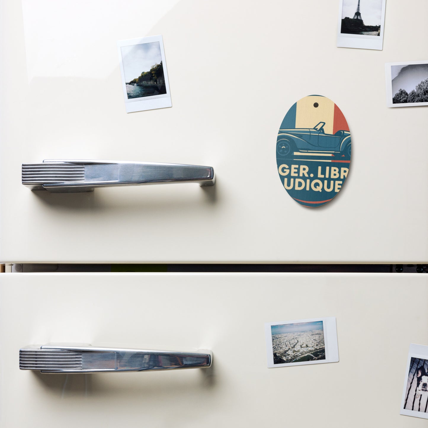 Houten (Kerst-)ornament – Burton Sportscar Retro Design