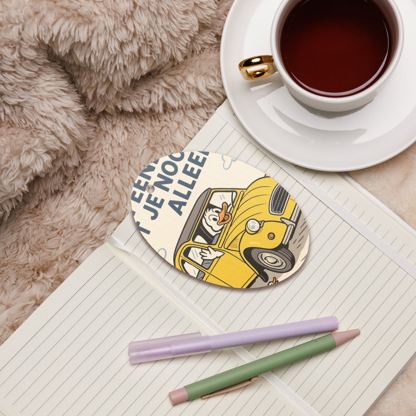 Houten Ornament "Eendje – Citroën 2CV"