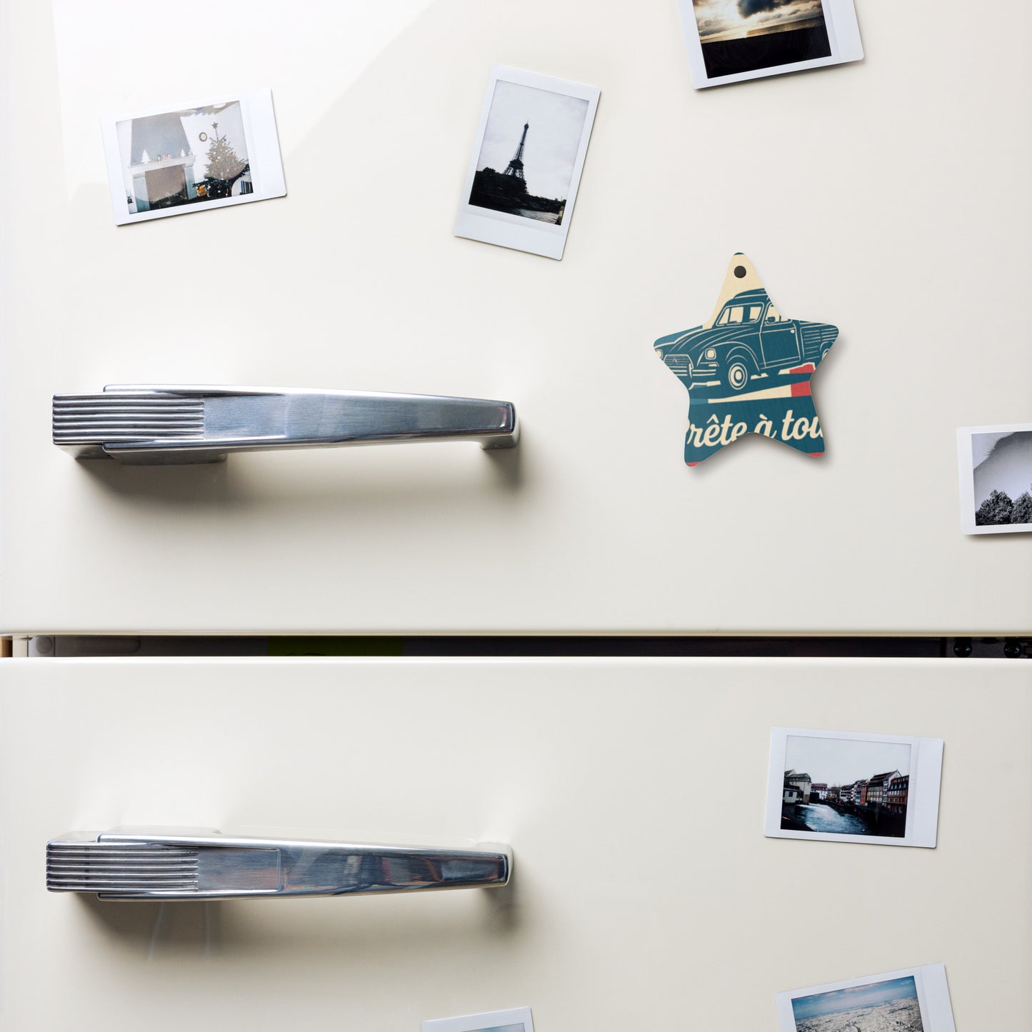 Houten (Kerst-)Ornament – Citroën Acadiane Retro Design