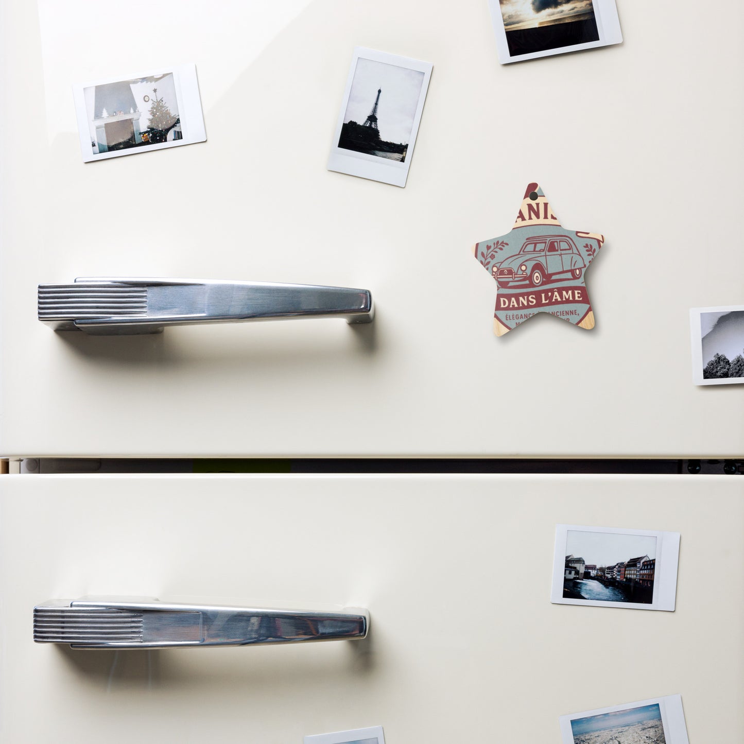 Houten (Kerst-)ornament – Citroën Dyane Retro Design