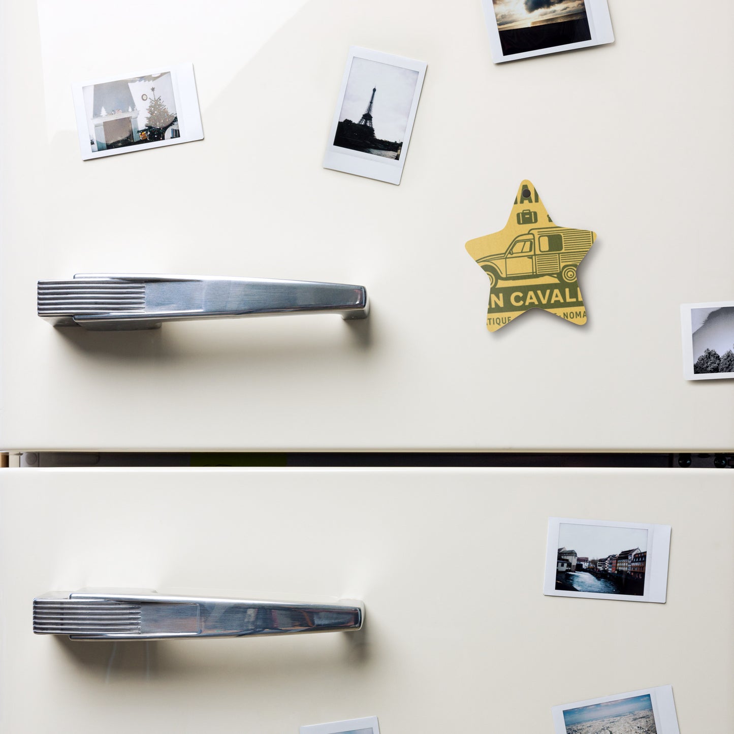 Houten (Kerst-)ornament – Citroën Acadiane Retro Design