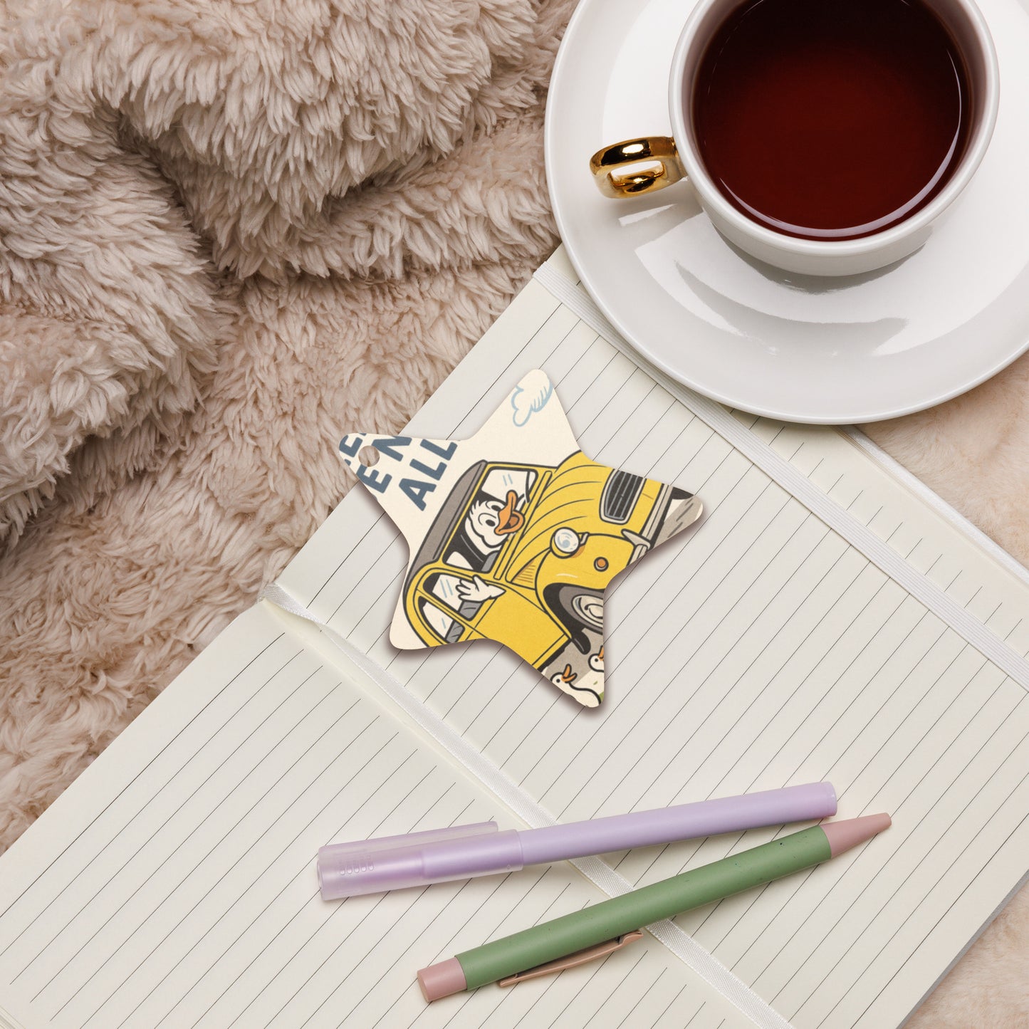 Houten Ornament "Eendje – Citroën 2CV"