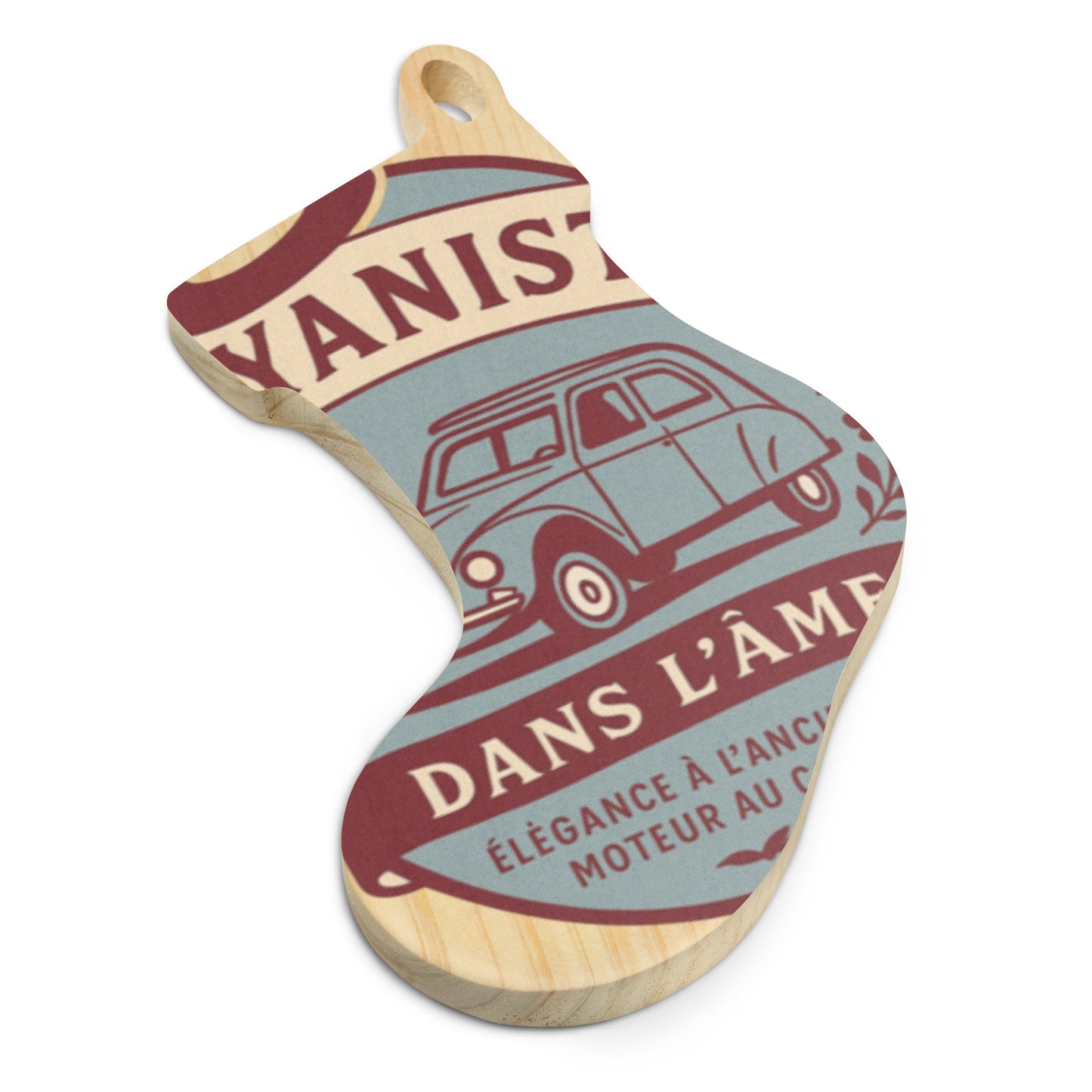 Houten (Kerst-)ornament – Citroën Dyane Retro Design