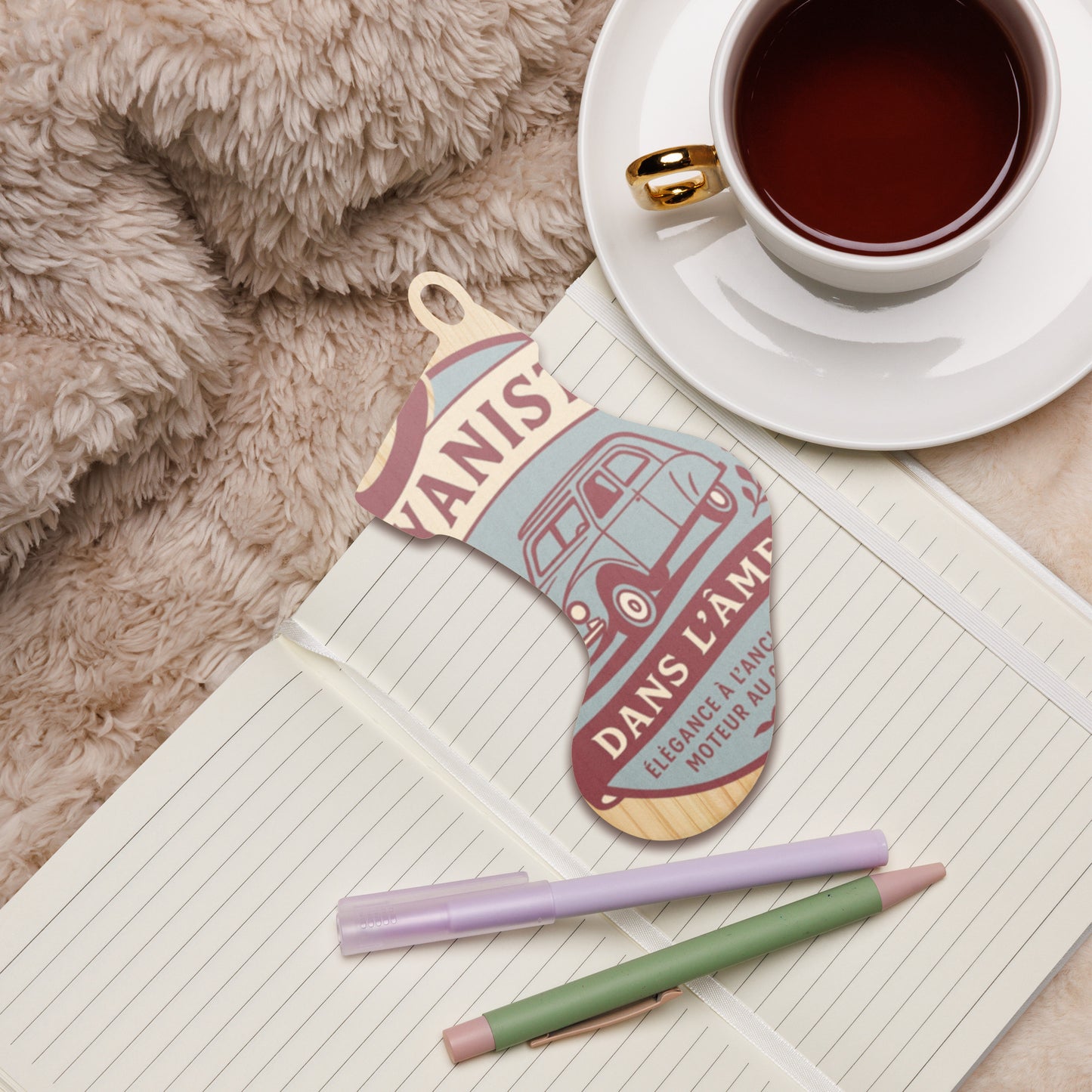 Houten (Kerst-)ornament – Citroën Dyane Retro Design