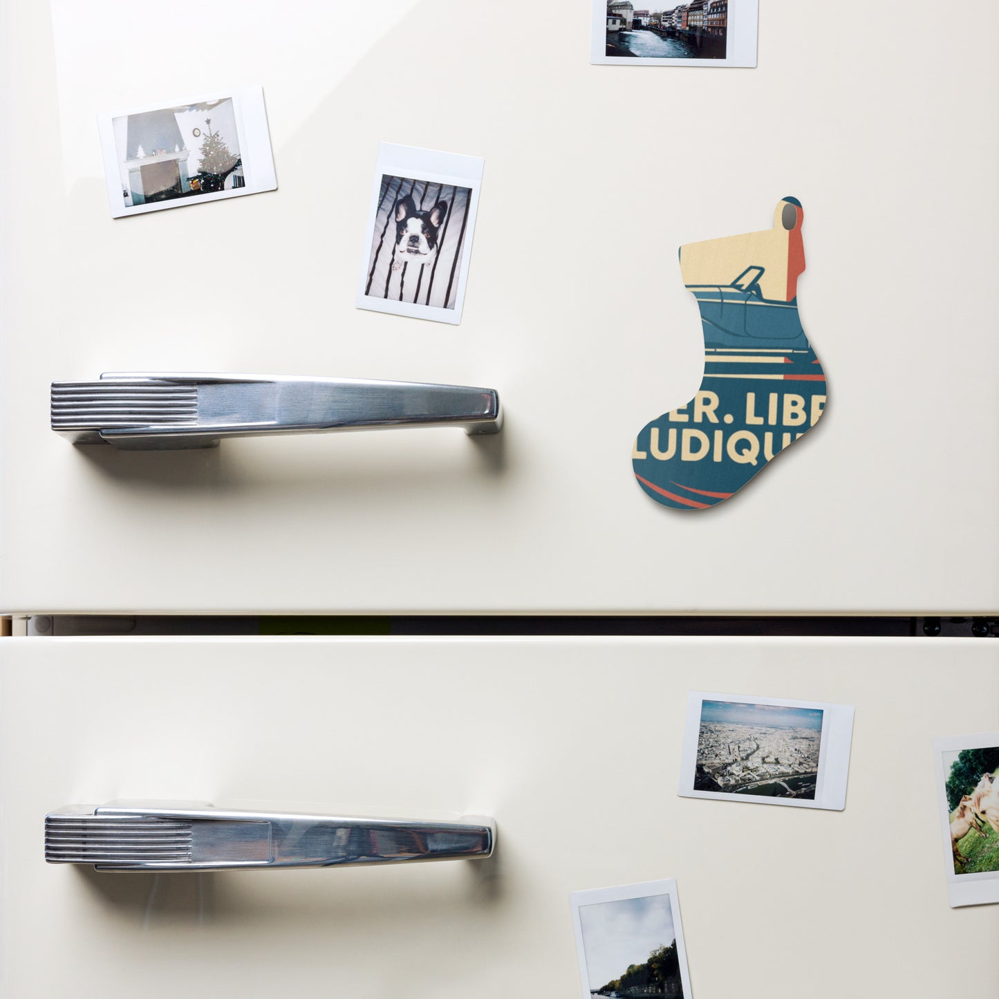 Houten (Kerst-)ornament – Burton Sportscar Retro Design