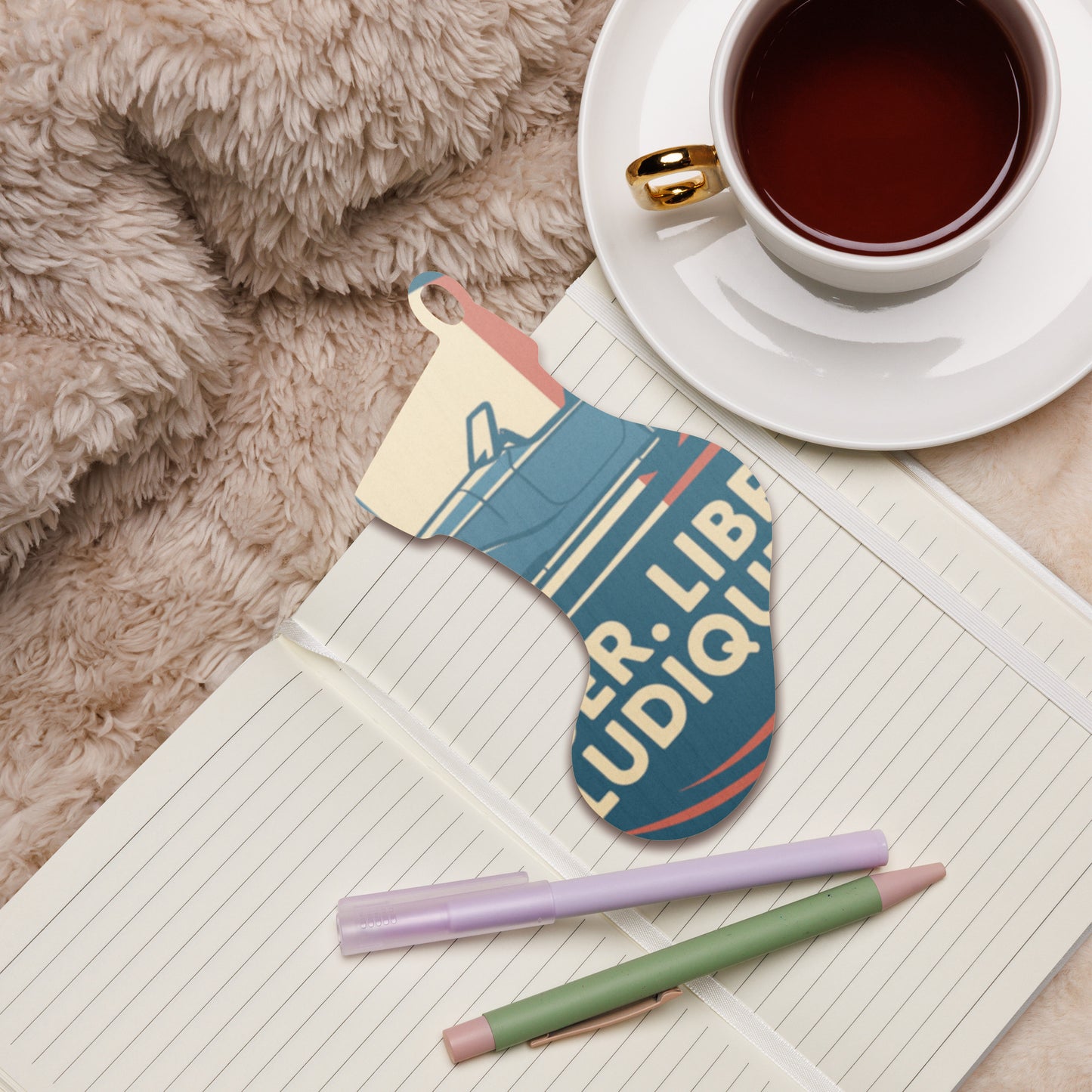 Houten (Kerst-)ornament – Burton Sportscar Retro Design