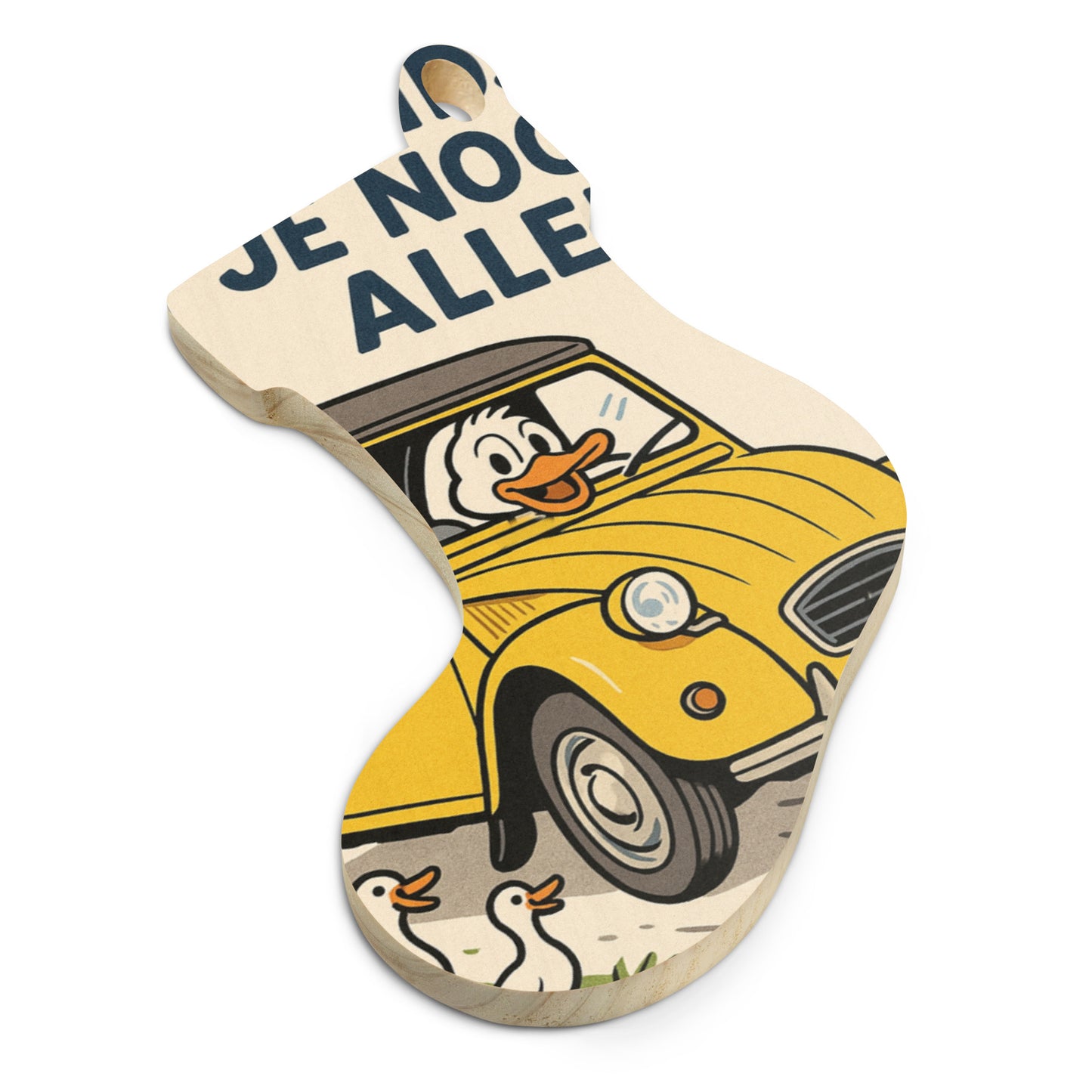 Houten Ornament "Eendje – Citroën 2CV"