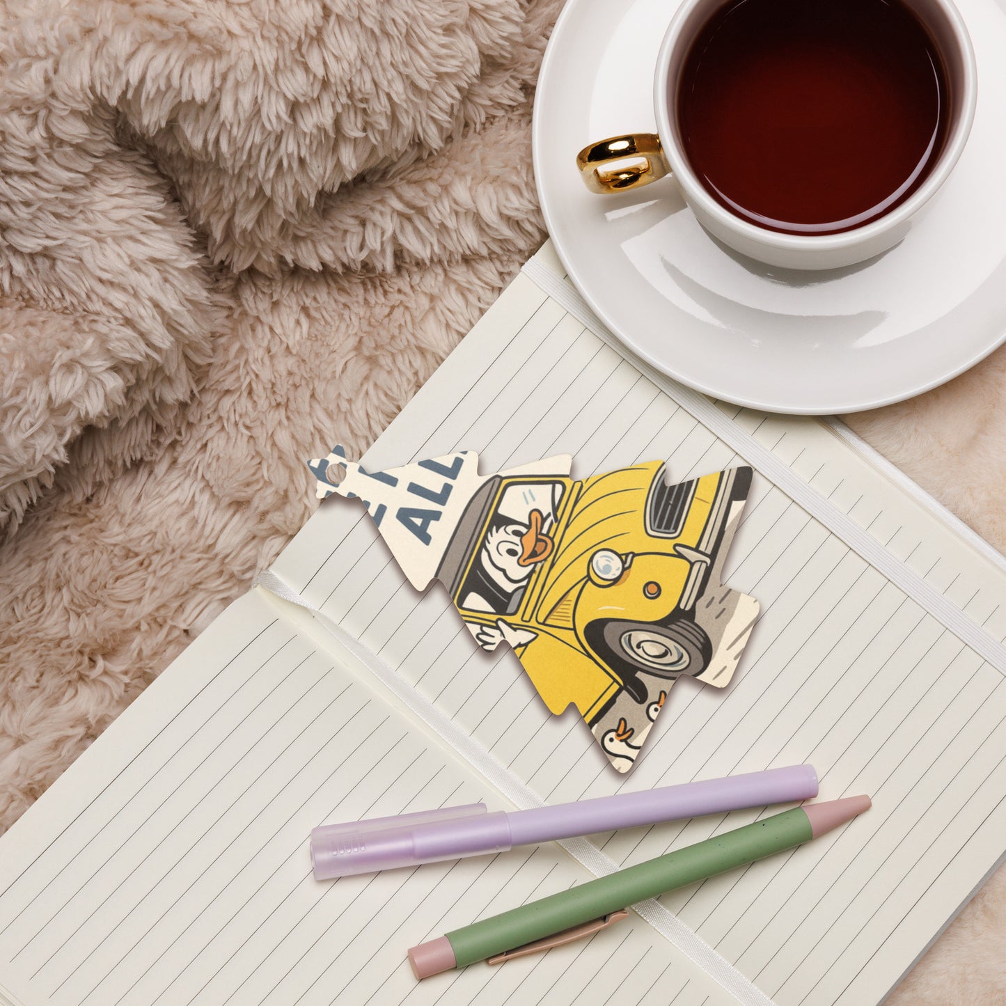 Houten Ornament "Eendje – Citroën 2CV"